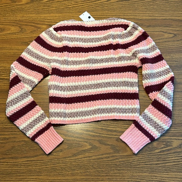 Lovers + Friends V-neck Stripe Sweater - Picture 2 of 8